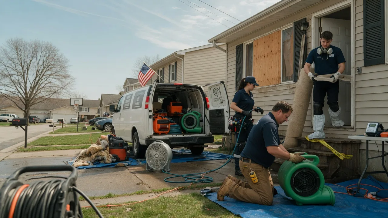 Water Damage Restoration in Hartstown, PA near me